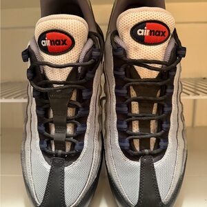 Nike Air Max Men's Black, Gray, and Blue Sneakers